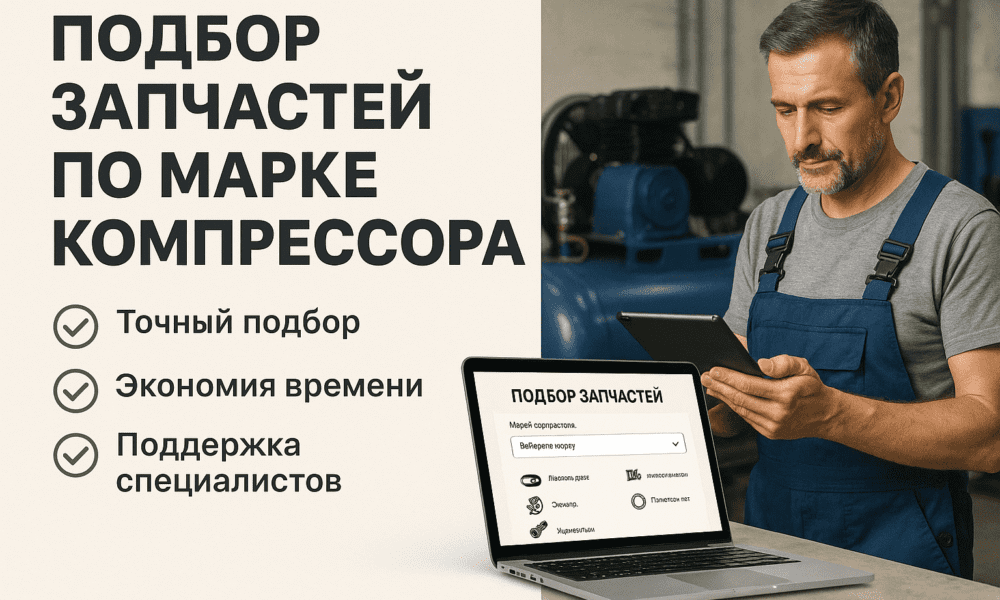 Подбор запчастей по марке компрессора Подбор запчастей по марке компрессора