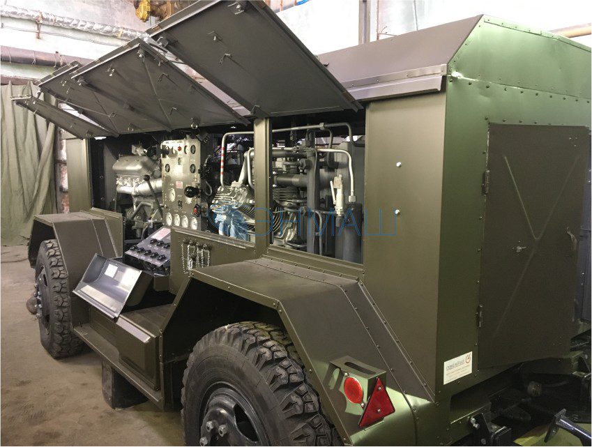 Мобильная компрессорная станция УКС 400В-131